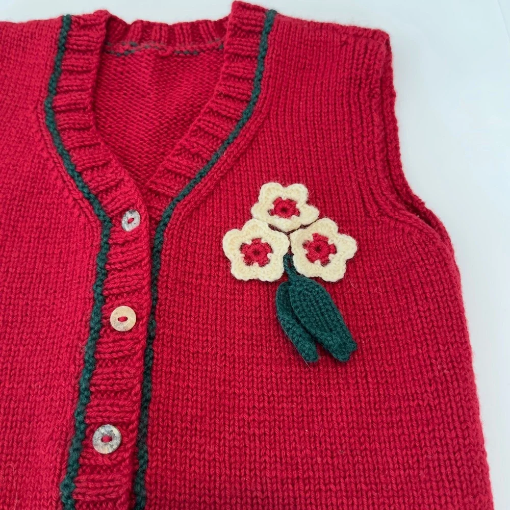 Handmade knit sweater